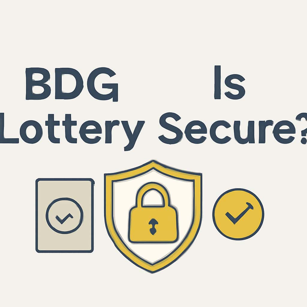 An educational diagram depicting security measures of BDG Lottery.