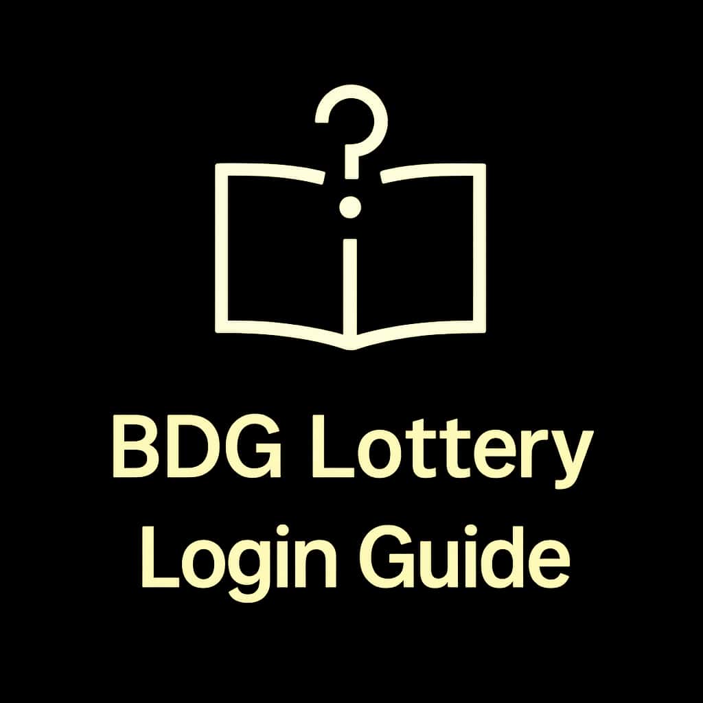 A professional badge representing the BDG Lottery Login Guide.