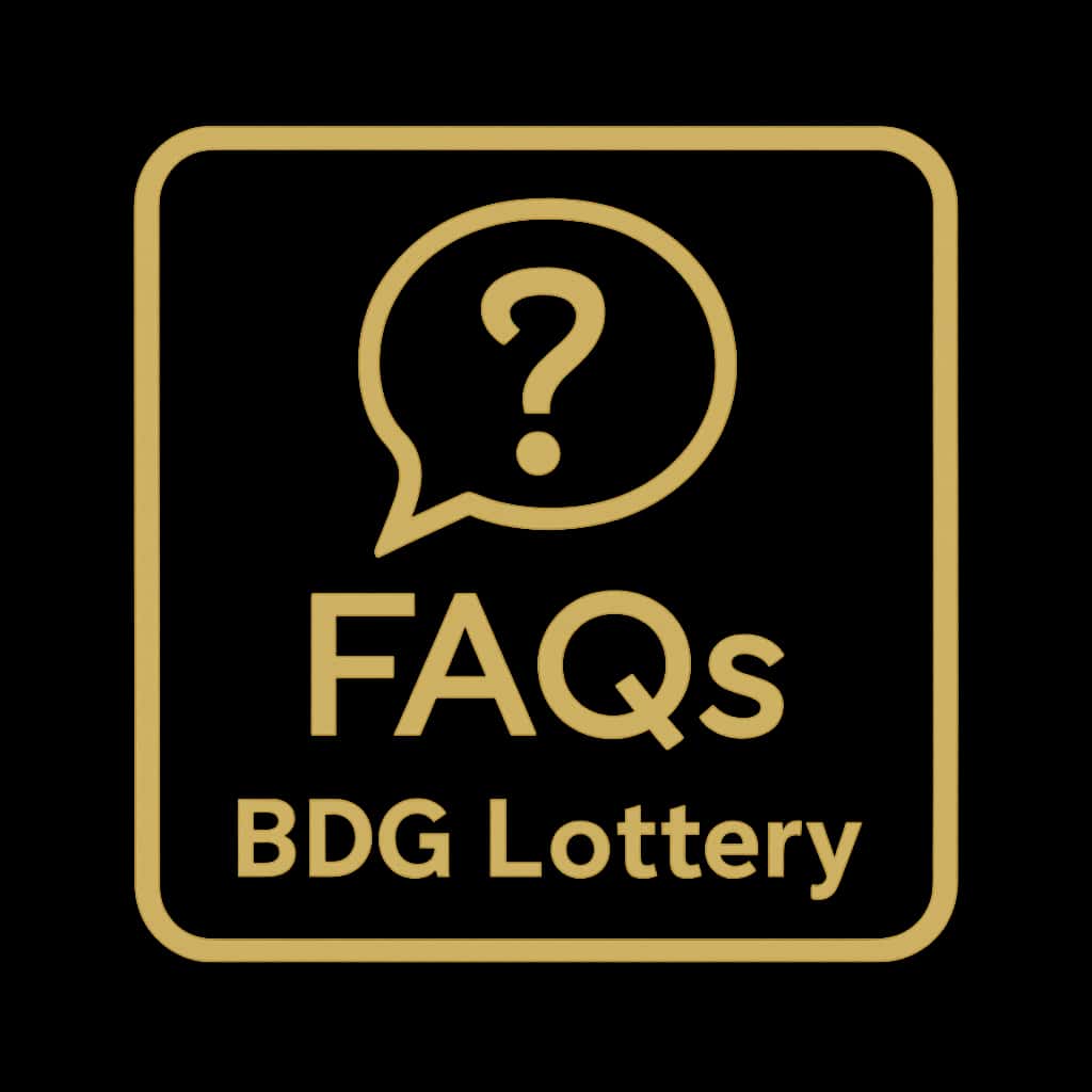 Icon representing FAQs for BDG Lottery.