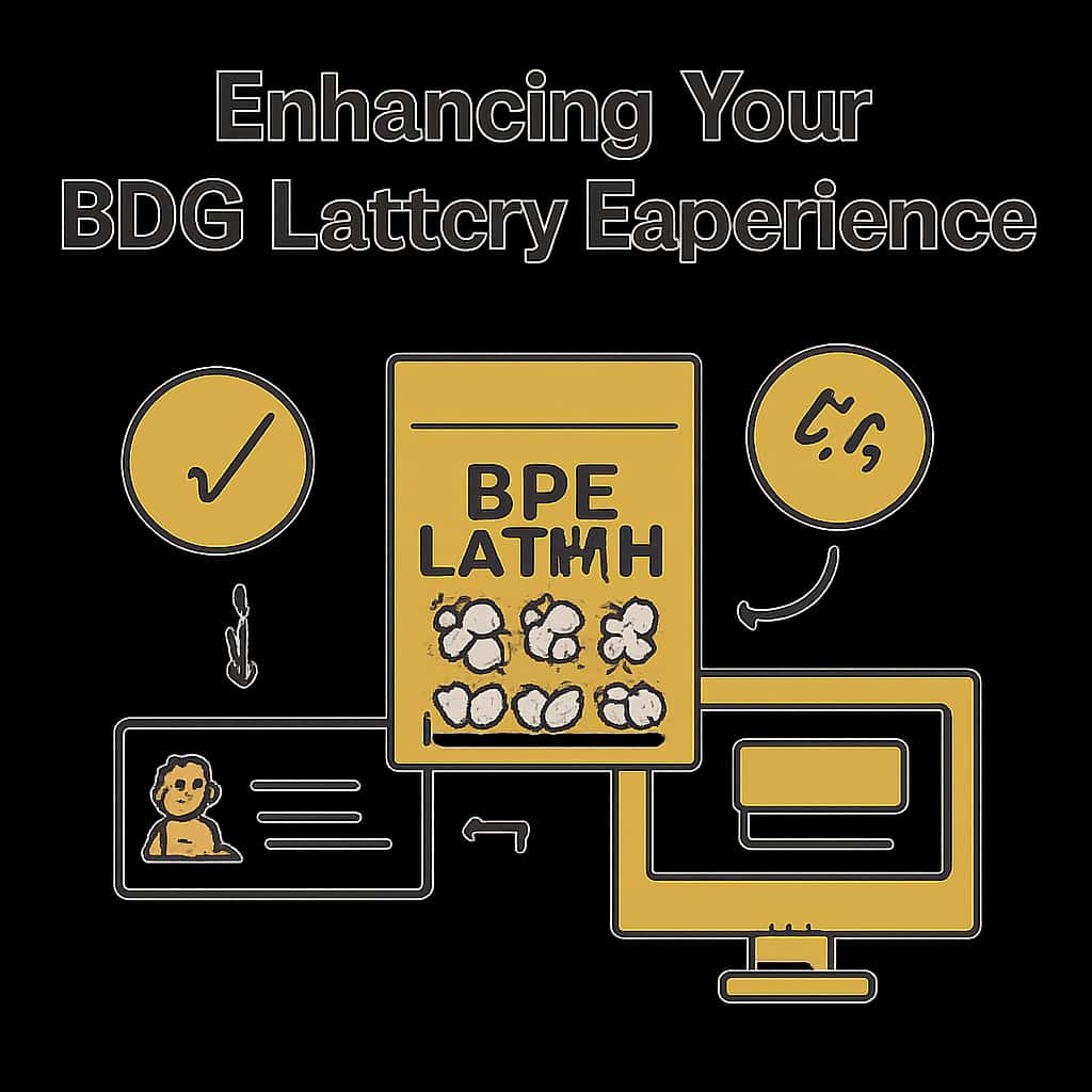 An educational diagram illustrating aspects of the BDG Lottery experience.