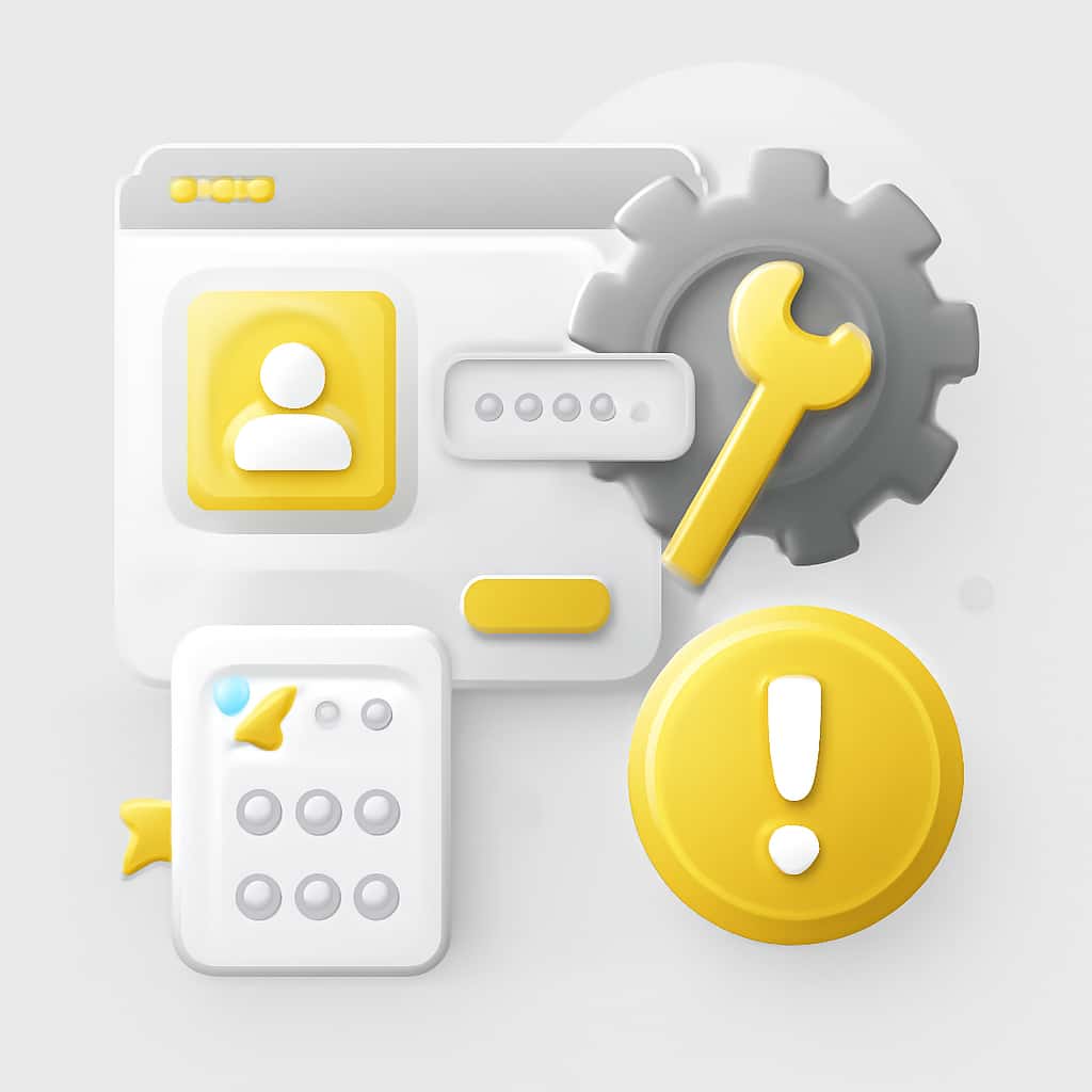 An educational diagram illustrating common login troubleshooting steps for BDG Lottery.