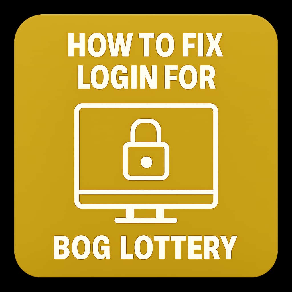 An icon representing support for login issues specific to BDG Lottery.
